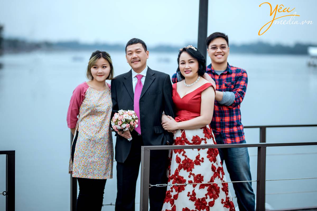 chụp ảnh gia đình tại Đại Lải
