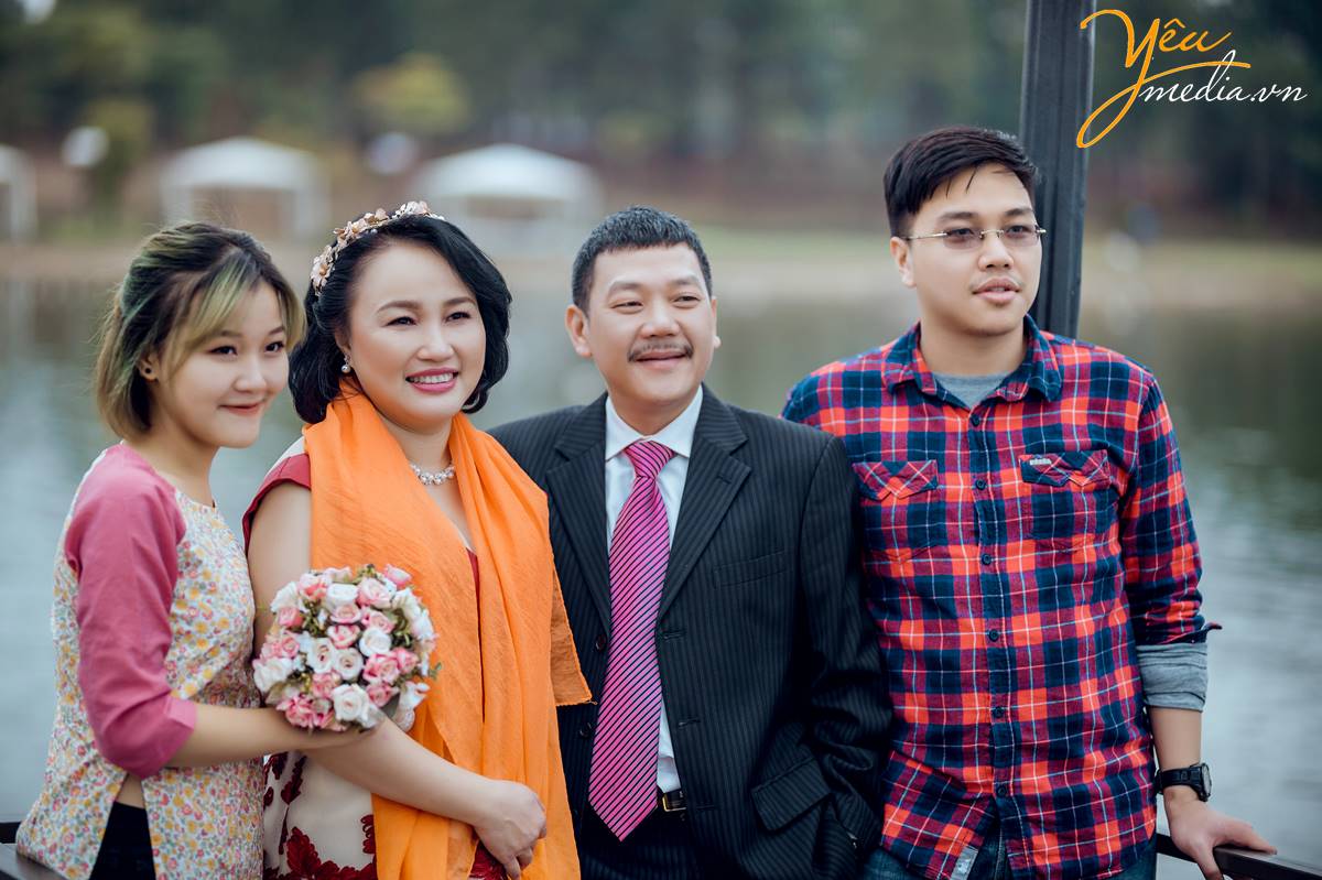 chụp ảnh gia đình tại Đại Lải