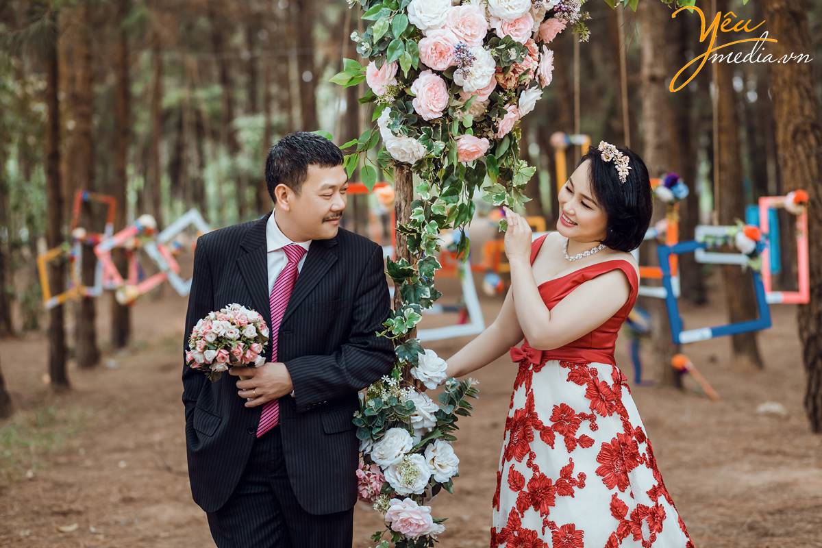 chụp ảnh gia đình tại Đại Lải