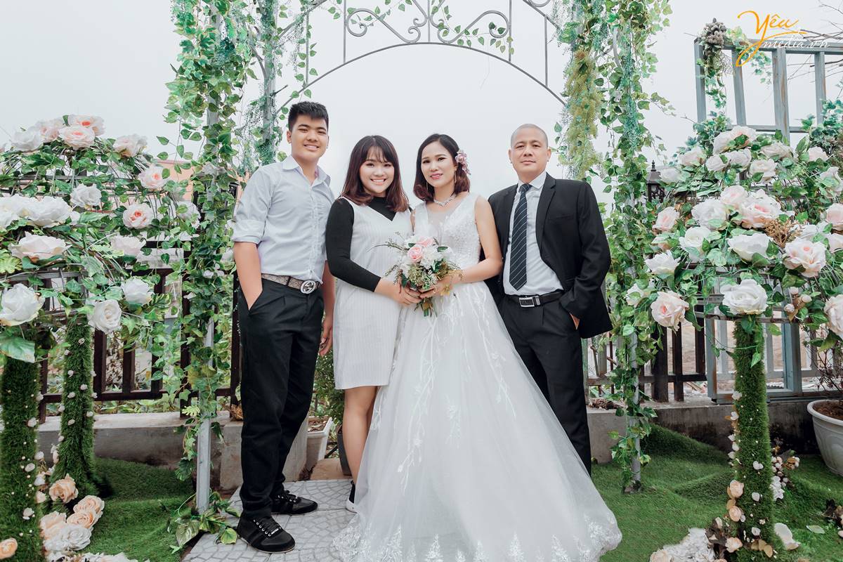 chụp ảnh gia đình Tết Nguyên đán