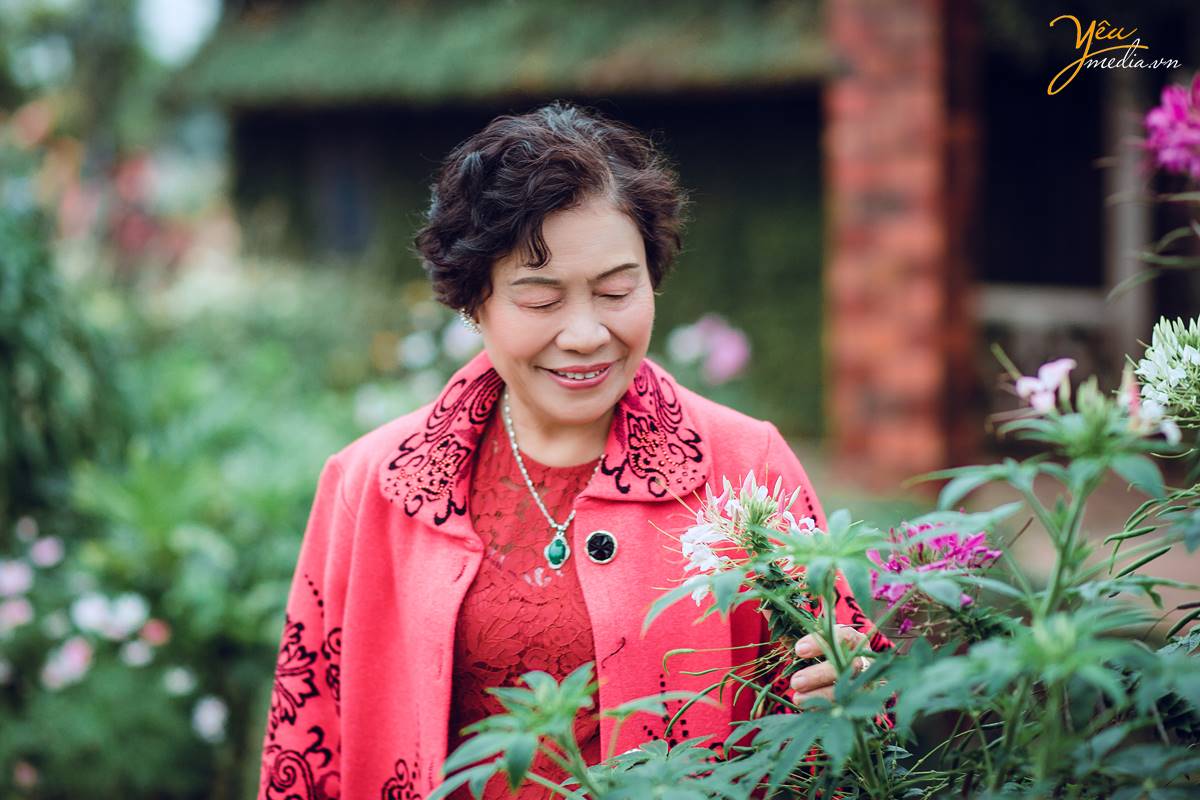 chụp ảnh gia đình tại Smiley Ville