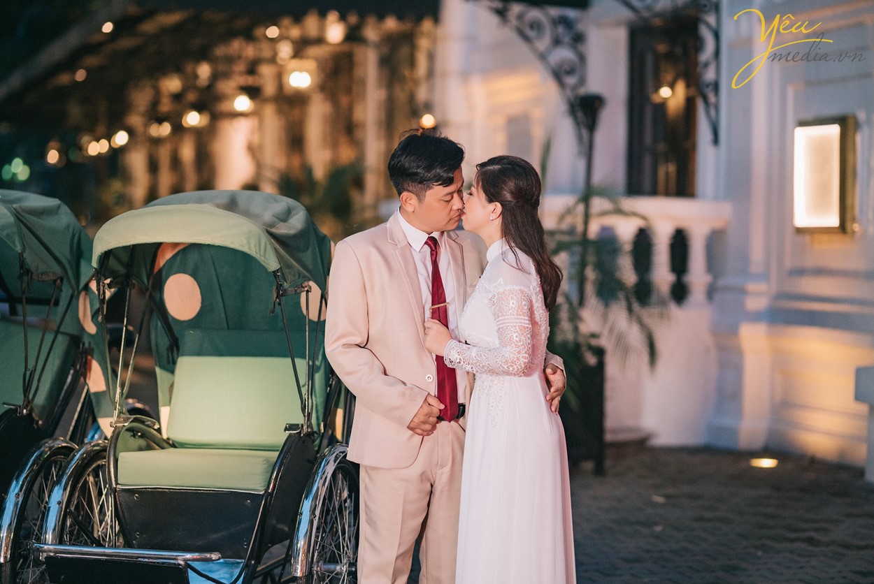 chụp ảnh cưới áo dài khách sạn sofitel metropole hà nội
