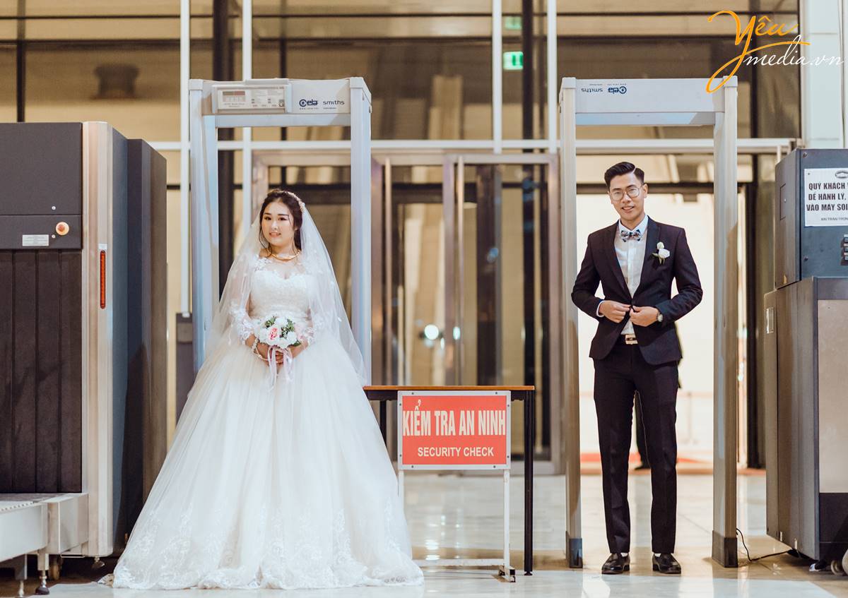 Chụp ảnh phóng sự cưới tại Trung tâm Hội nghị Quốc gia: Hiếu - Hà