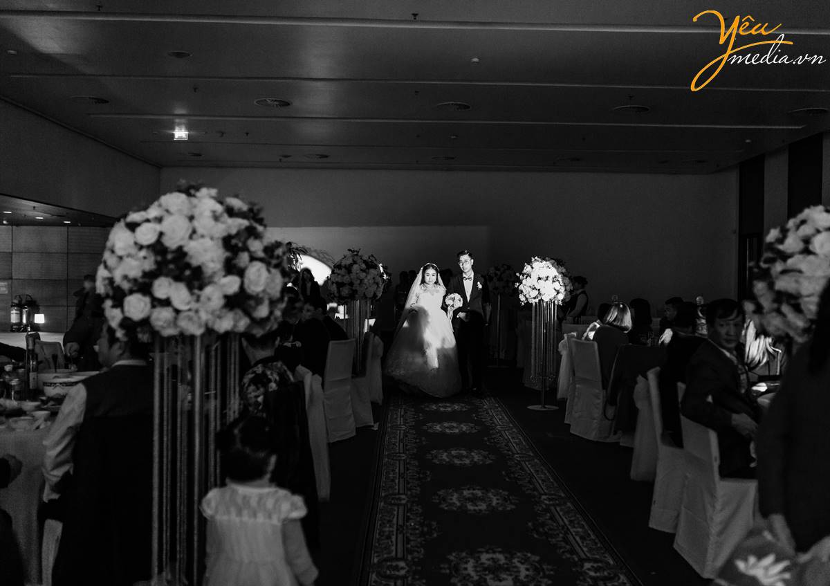 Chụp ảnh phóng sự cưới tại Trung tâm Hội nghị Quốc gia: Hiếu - Hà