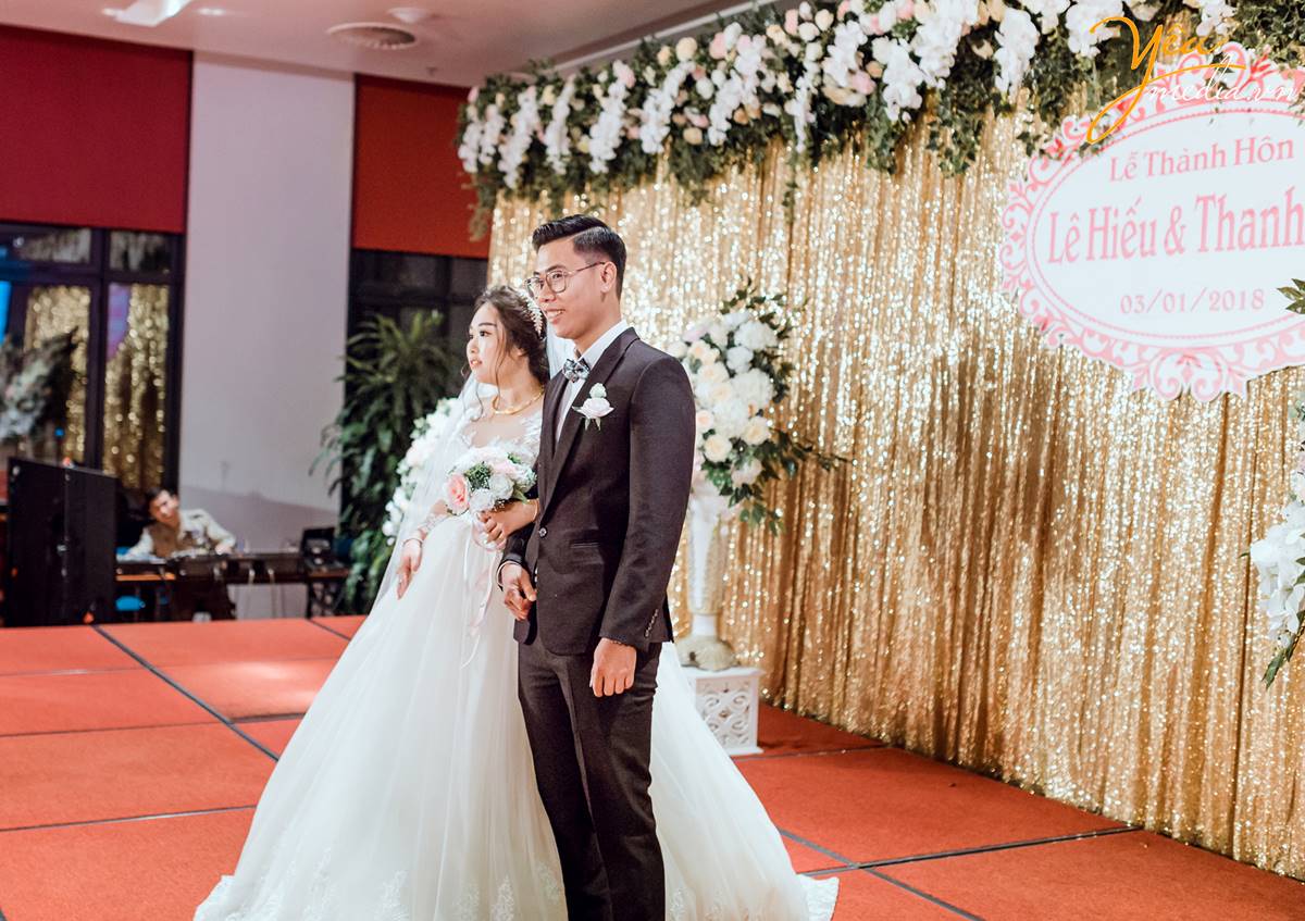 Chụp ảnh phóng sự cưới tại Trung tâm Hội nghị Quốc gia: Hiếu - Hà