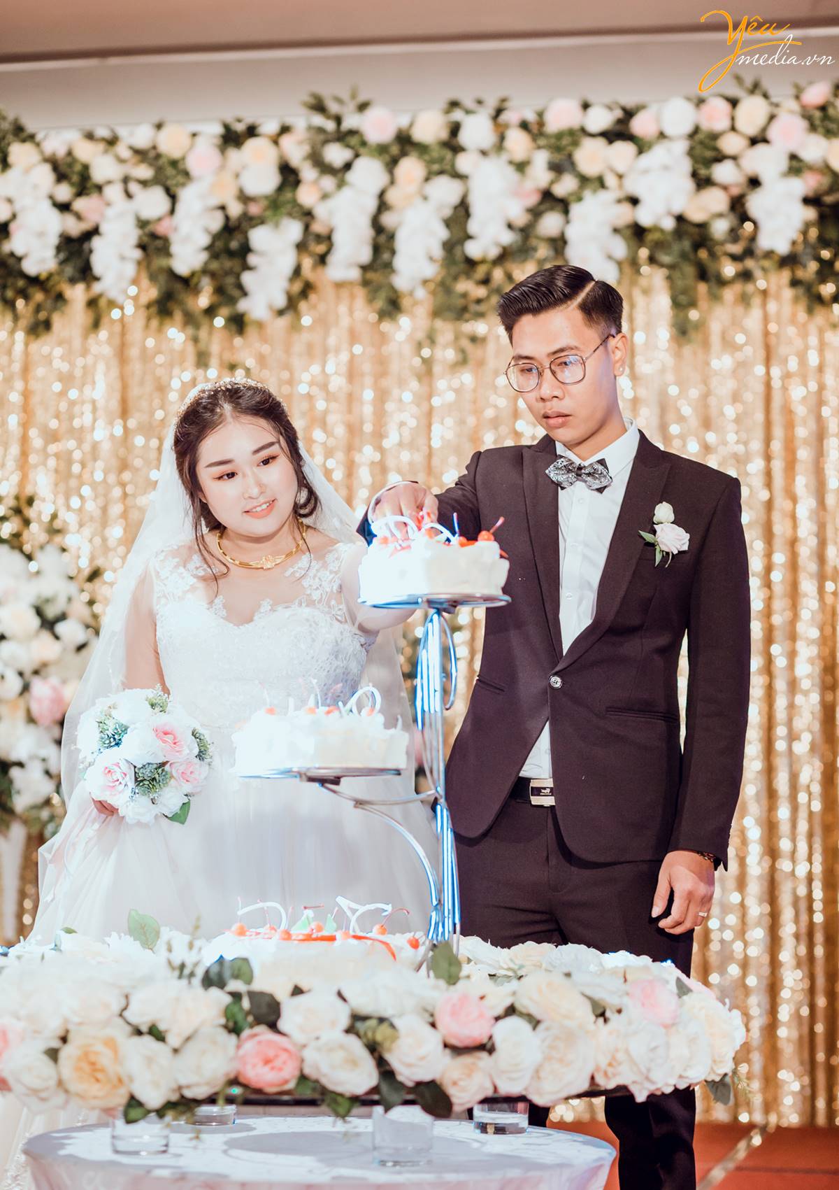 Chụp ảnh phóng sự cưới tại Trung tâm Hội nghị Quốc gia: Hiếu - Hà