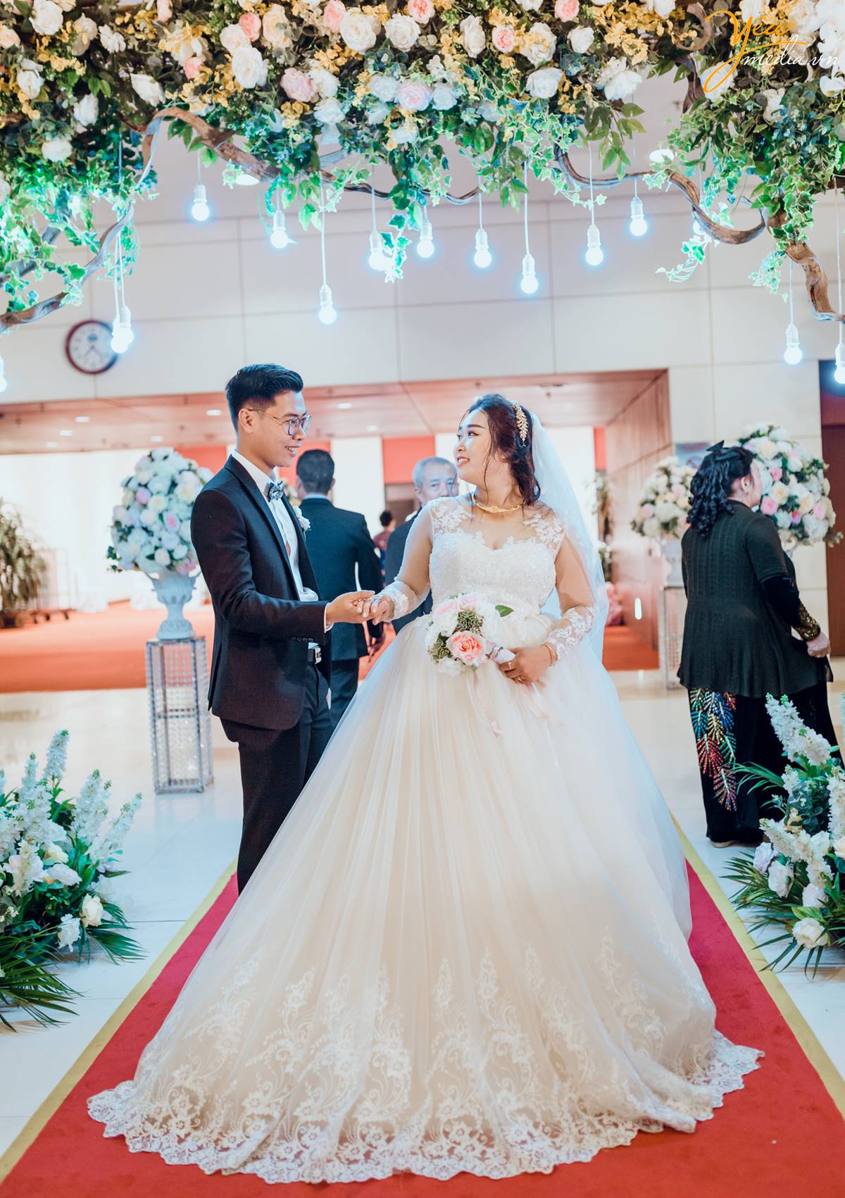 Chụp ảnh phóng sự cưới tại Trung tâm Hội nghị Quốc gia: Hiếu - Hà