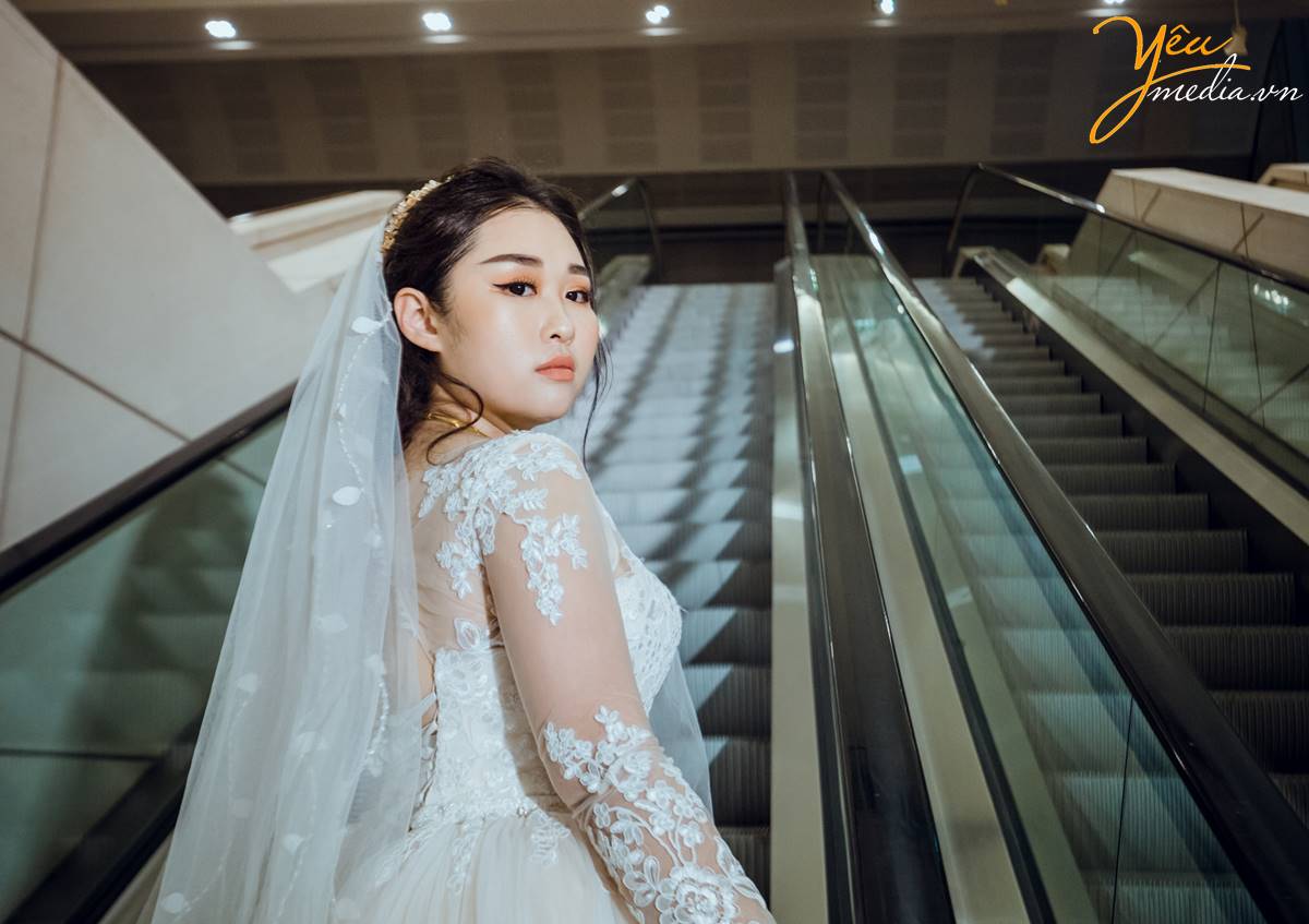 Chụp ảnh phóng sự cưới tại Trung tâm Hội nghị Quốc gia: Hiếu - Hà