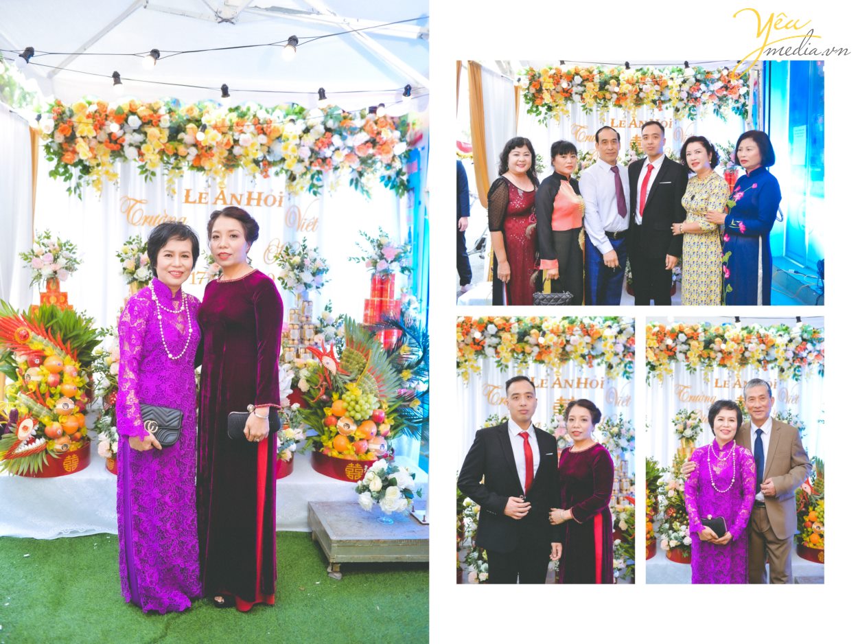 Yêu media hân hạnh phục vụ cặp đôi Trường Giang - Việt Hoa trong việc chụp ảnh phóng sự lễ ăn hỏi theo phong cách truyền thống - trong ngày đặc biệt của mình.