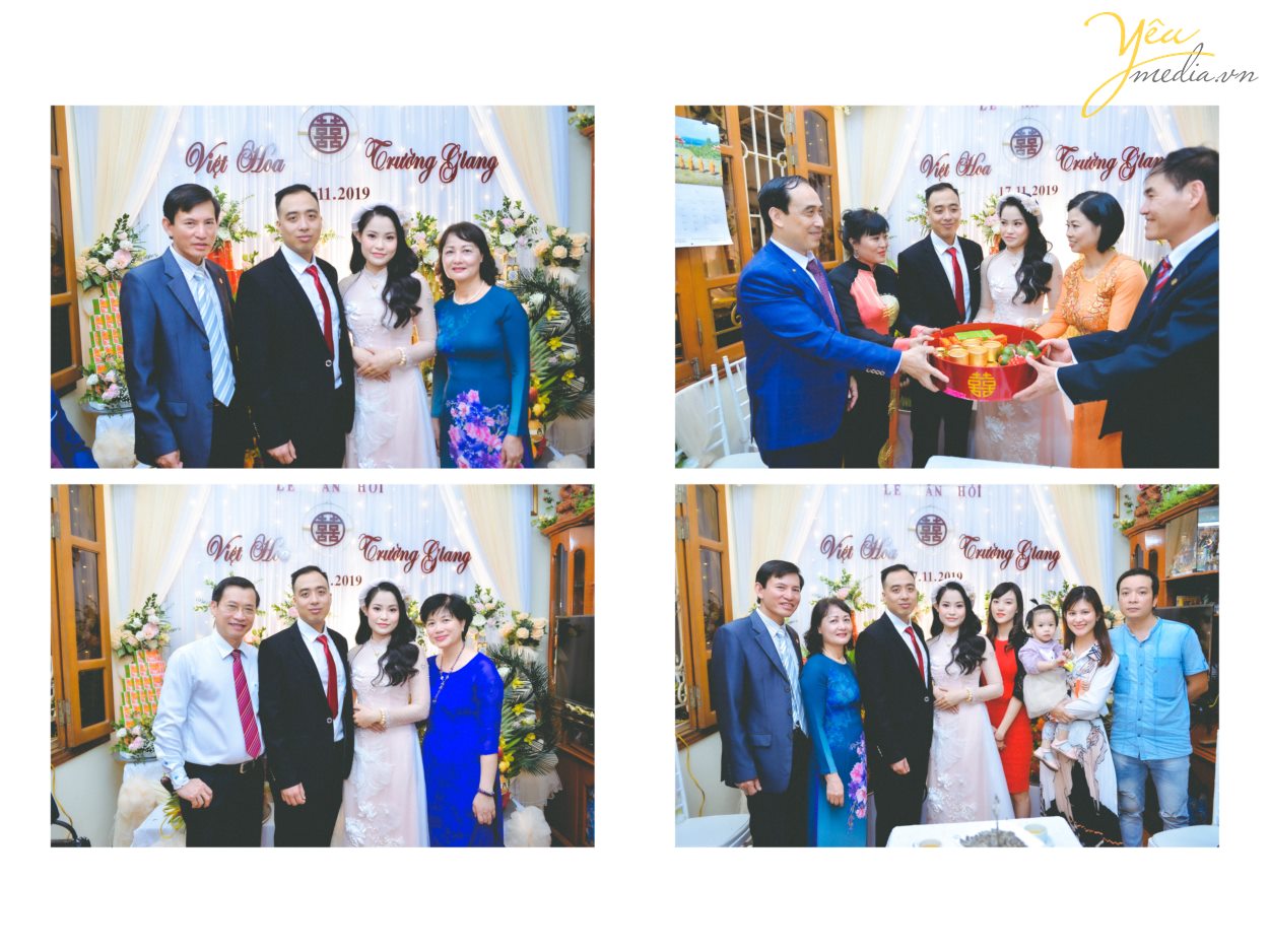 Yêu media hân hạnh phục vụ cặp đôi Trường Giang - Việt Hoa trong việc chụp ảnh phóng sự lễ ăn hỏi theo phong cách truyền thống - trong ngày đặc biệt của mình.