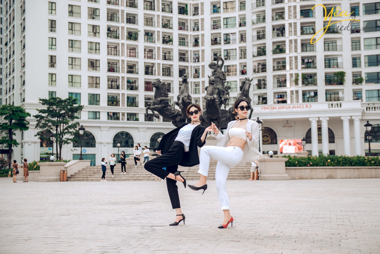 cô dâu cá tính chụp ở royal city hà nội