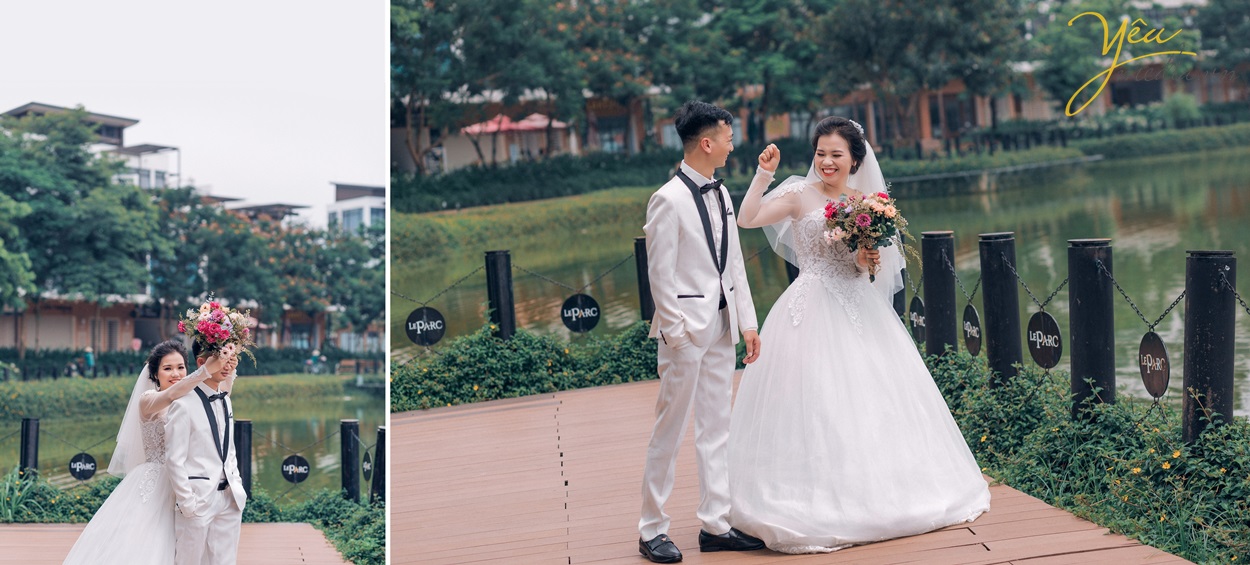 ảnh cưới chụp ở công viên yên sở có gì đẹp không