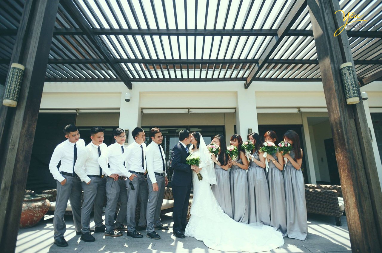 ảnh phóng sự cưới tổ chức ở biển