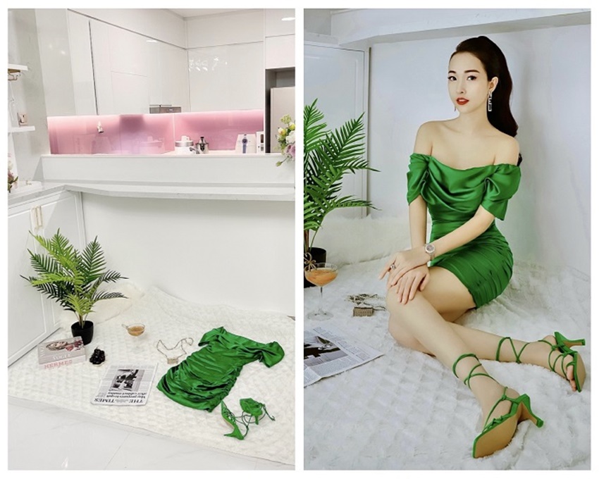 Học cô nàng Trang Nhung Bùi chụp ảnh tại nhà thời Covid