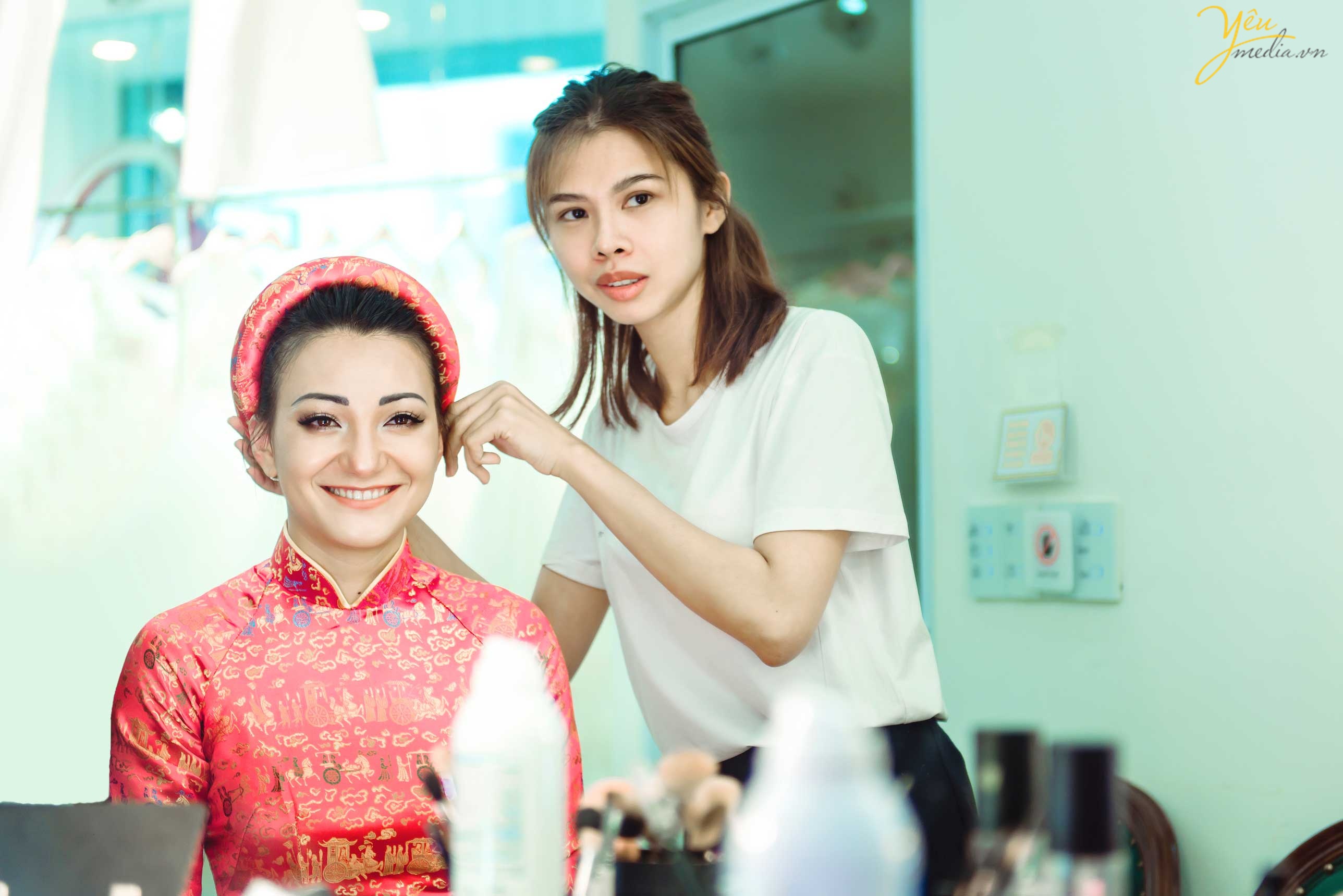 Chụp ảnh cô dâu đơn