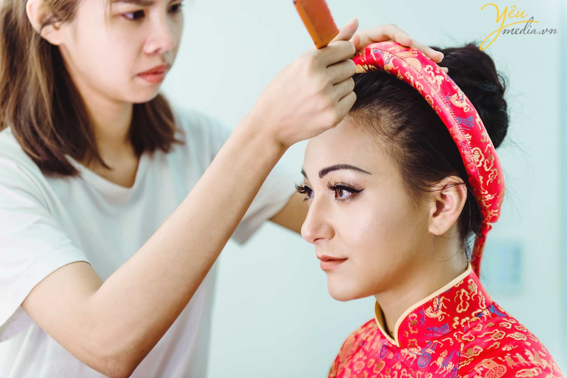 Chụp ảnh cô dâu đơn