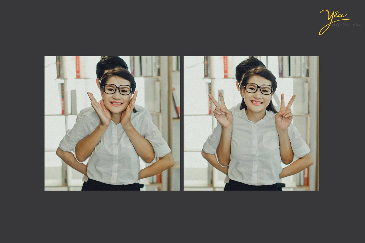 nên chụp ảnh cưới phim trường