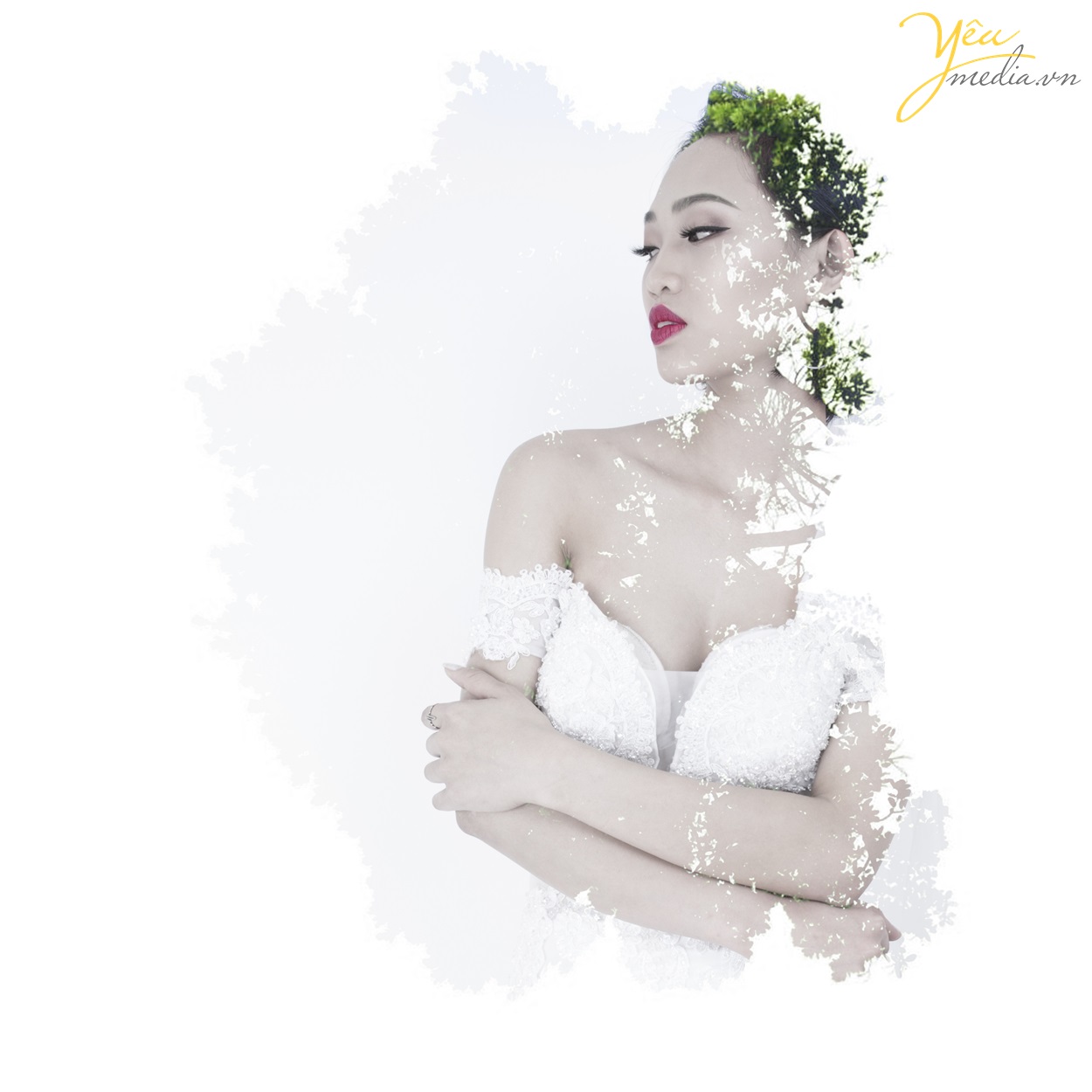 cô dâu cá tính tại studio ảnh viện yêu media