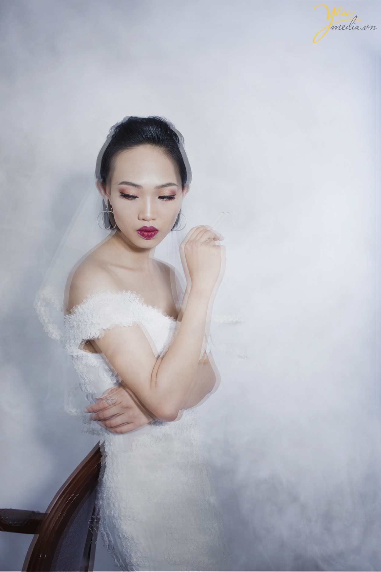 cô dâu cá tính tại studio ảnh viện yêu media