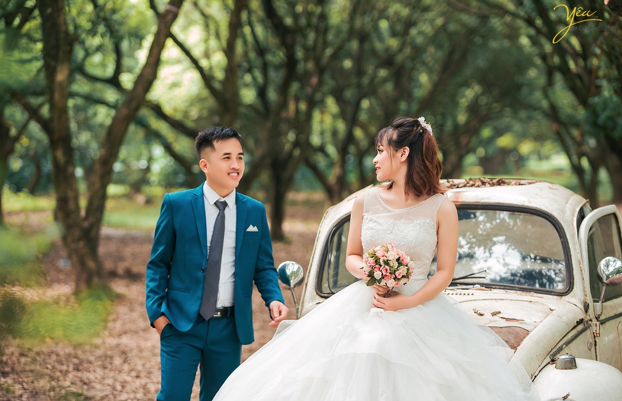 vườn nhãn dưới chân cầu vĩnh tuy địa điểm chụp cưới đẹp