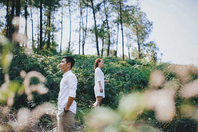 ảnh cưới phong cách tự nhiên chụp ngoại cảnh
