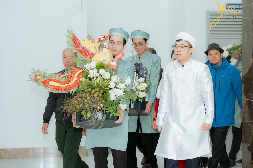 Bộ ảnh ăn hỏi cô dâu Thu Trang và chú rể Duy Đông