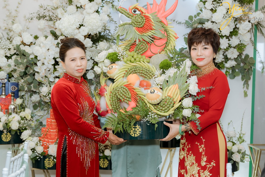 Bộ ảnh ăn hỏi cô dâu Thu Trang và chú rể Duy Đông