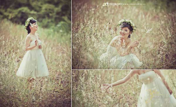 Gói chụp ảnh Cô dâu đơn - Single Bride trong studio tại Hà Nội