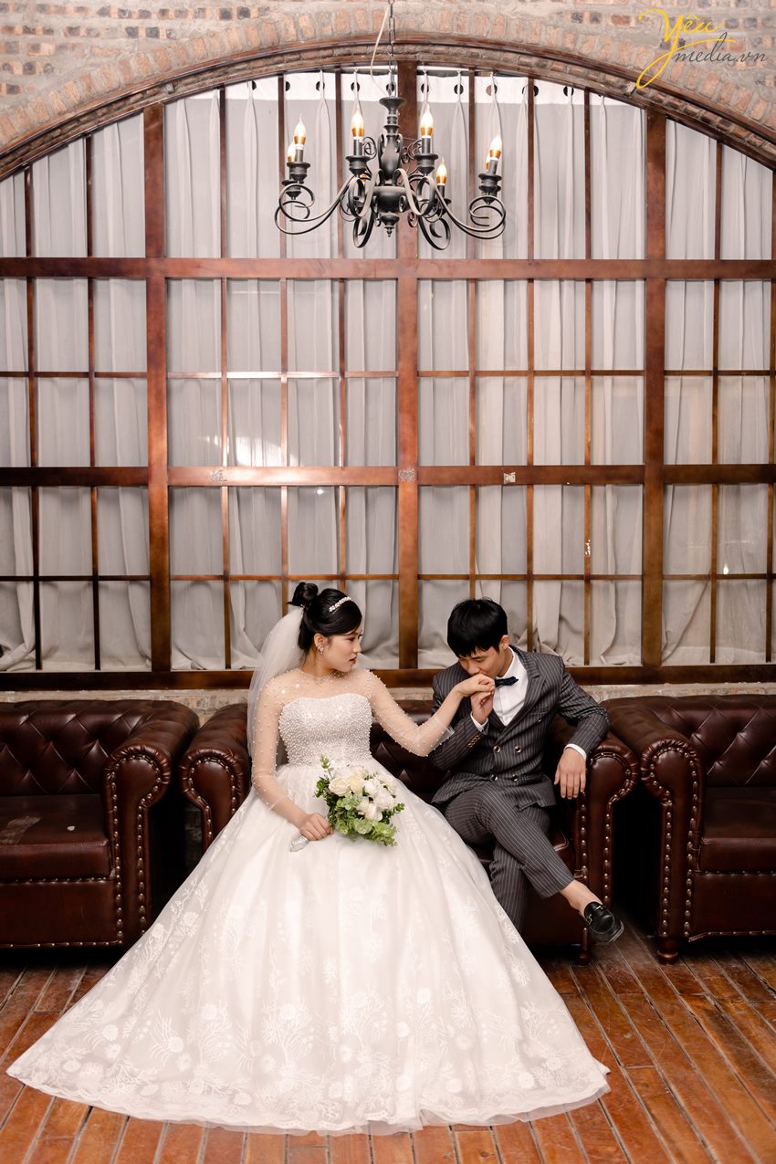 Phim trường Rosa đơn giản nhẹ nhàng tại Hà Nội set chụp không làm album