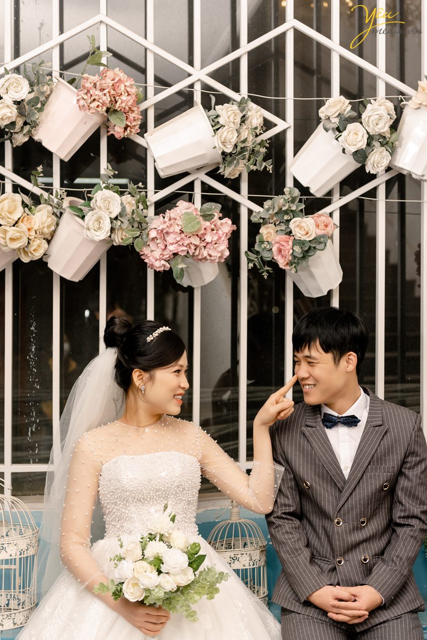 Phim trường Rosa đơn giản nhẹ nhàng tại Hà Nội set chụp không làm album