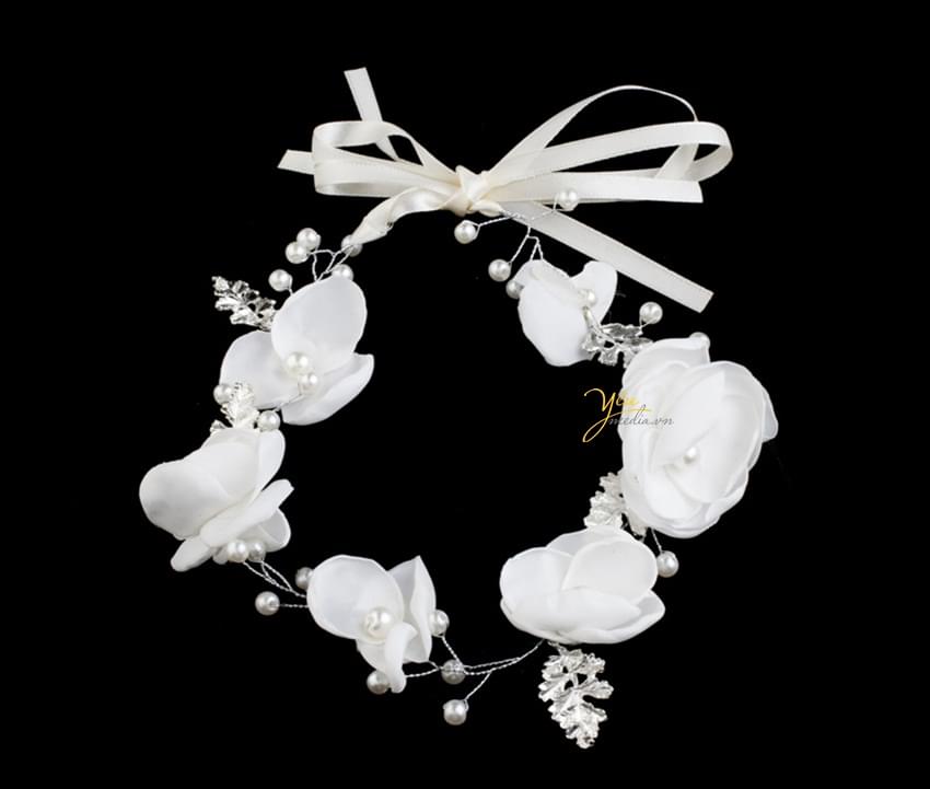 Hoa cài tóc cô dâu Floral 015