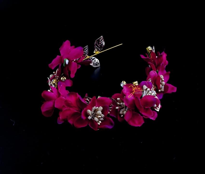 Hoa cài tóc cô dâu Floral 017