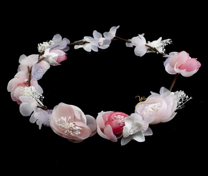 Hoa cài tóc cô dâu Floral 018