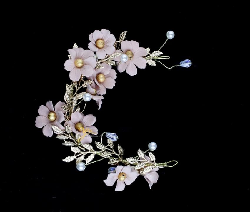Hoa cài tóc cô dâu Floral 024