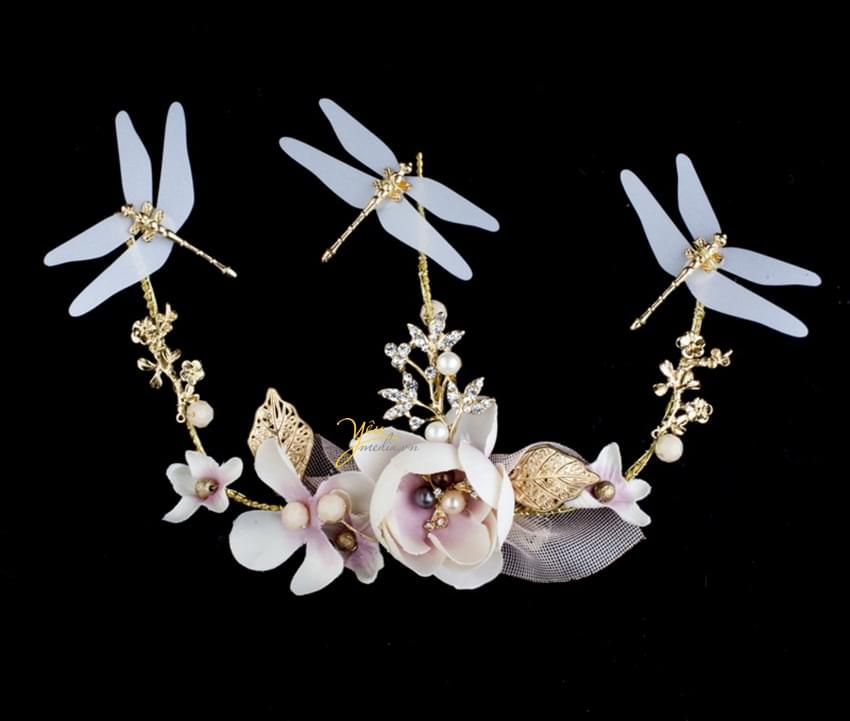 Hoa cài tóc cô dâu Floral 025