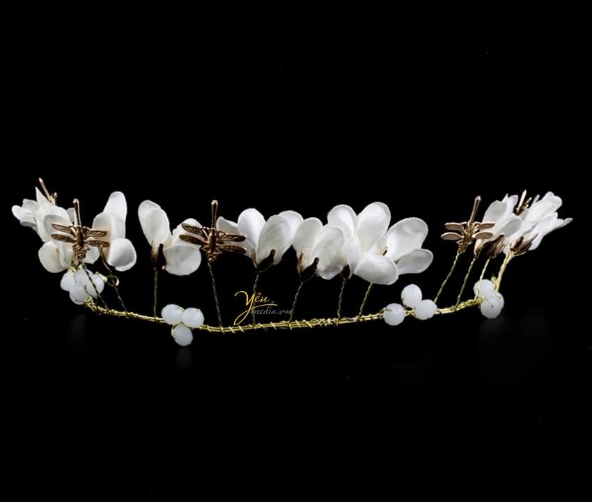 Hoa cài tóc cô dâu Floral 026