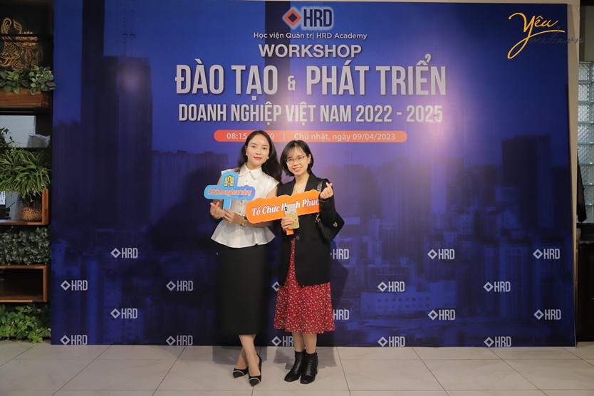 Chụp ảnh sự kiện Workshop đào tạo & phát triển doanh nghiệp Việt Nam 2022-2025 của Học viện Quản trị HRD Academy