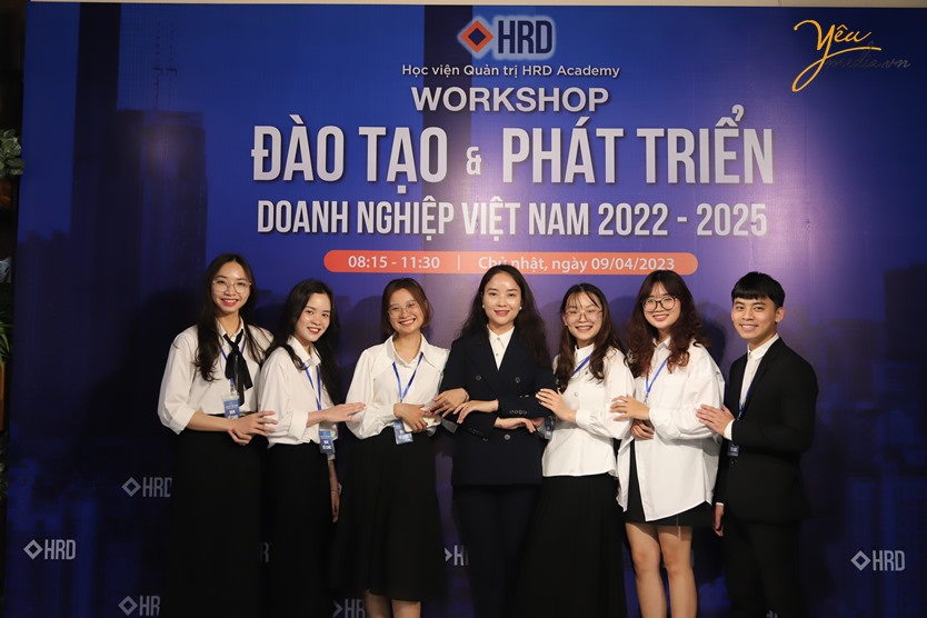 Chụp ảnh sự kiện Workshop đào tạo & phát triển doanh nghiệp Việt Nam 2022-2025 của Học viện Quản trị HRD Academy