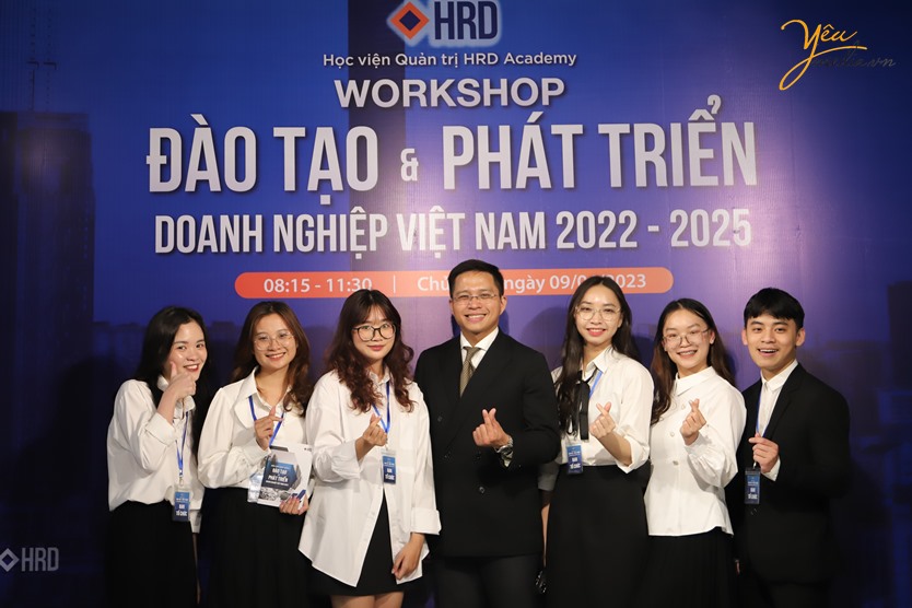 Chụp ảnh sự kiện Workshop đào tạo & phát triển doanh nghiệp Việt Nam 2022-2025 của Học viện Quản trị HRD Academy
