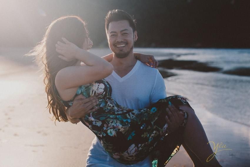 chụp ảnh cưới biển Tân Cảnh Dương