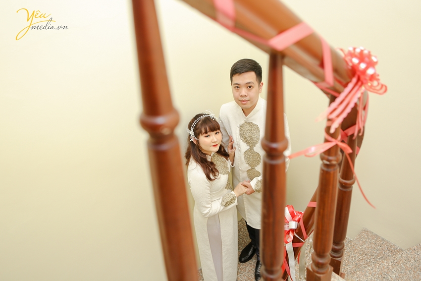 Ảnh chụp cưới hỏi truyền thống của cặp đôi Quốc Toàn - Ánh Dương