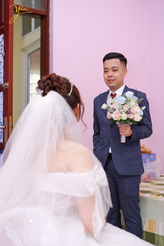 Ảnh chụp cưới hỏi truyền thống của cặp đôi Quốc Toàn - Ánh Dương