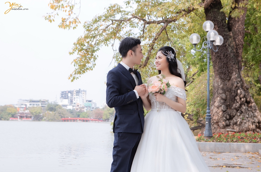 Chụp ảnh cưới quanh Hà Nội của cặp đôi Nam - Cúc