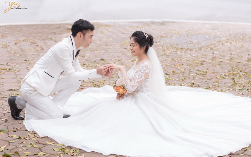 Chụp ảnh cưới quanh Hà Nội của cặp đôi Nam - Cúc