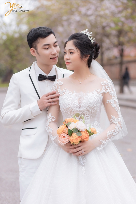 Chụp ảnh cưới quanh Hà Nội của cặp đôi Nam - Cúc