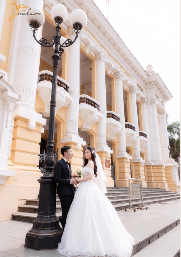 Chụp ảnh cưới quanh Hà Nội của cặp đôi Nam - Cúc