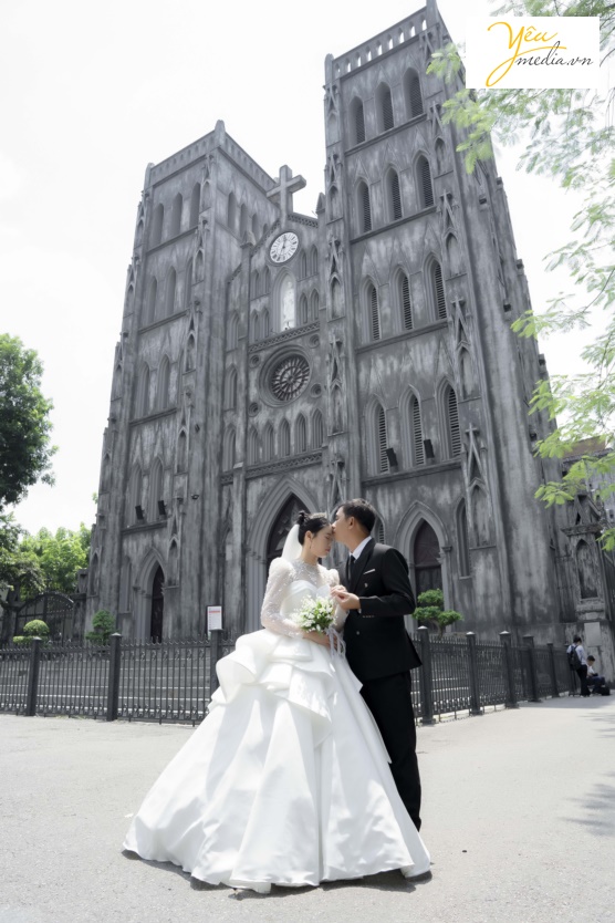 Bộ ảnh cưới nội thành hà nội của  anh chị Đăng Dũng - Thùy Nhi