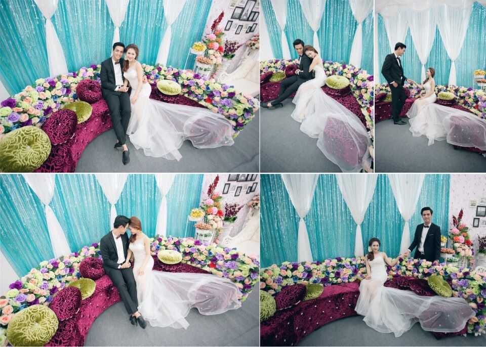 chụp ảnh cưới tại phim trường Heaven Love ở thị xã Sơn Tây