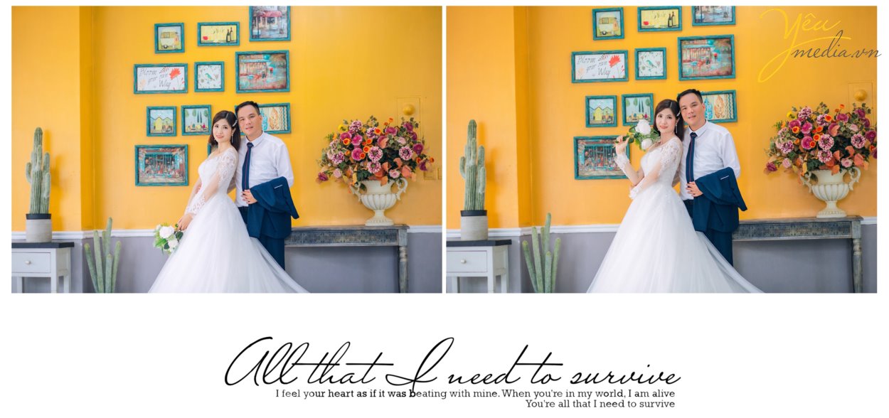 Mặc dù xu hướng chụp ảnh cưới ngoại cảnh đang được đông đảo các cặp đôi yêu thích, nhưng chụp ảnh cưới phim trường cũng là một trong những sự lựa chọn hoàn hảo cho những cặp đôi thường xuyên bận rộn hay ngại đi xa. Nhưng, phim trường nào thì đẹp? Chi phí vào cổng ra sao?… là những câu hỏi luôn được đặt ra. Để giúp các bạn lựa chọn dễ dàng hơn, chúng tôi sẽ giới thiệu cho các bạn 1 trong những khách hàng của Yêu media: cặp đôi chú rể Nghiêm - cô dâu Gấm - đã thực hiện tại phim trường Santorini Park tại Yên Sở, là 1 trong những phim trường được yêu thích nhất tại Hà Nội.