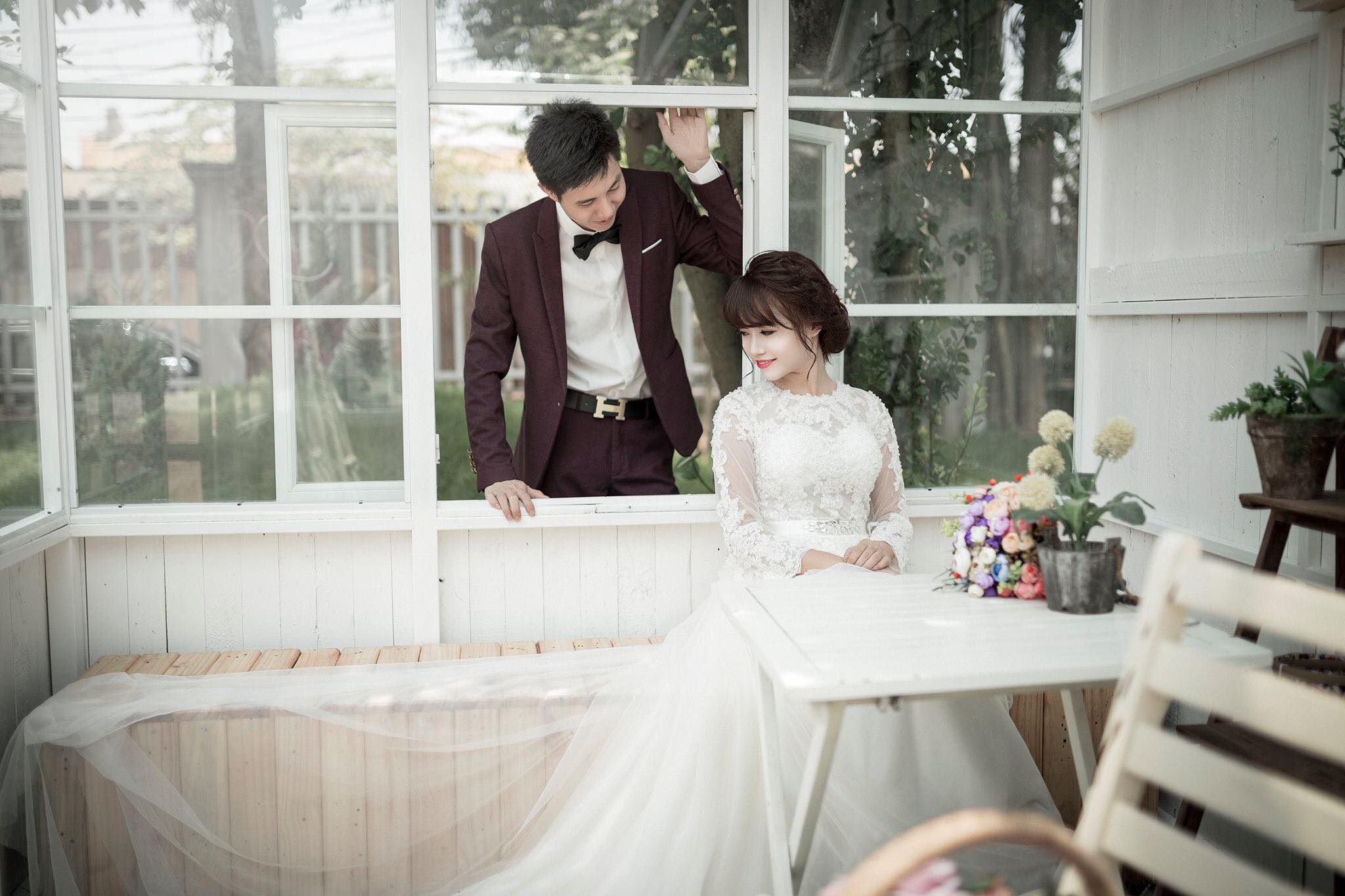 chụp ảnh cưới tại phim trường Titania Thái Bình